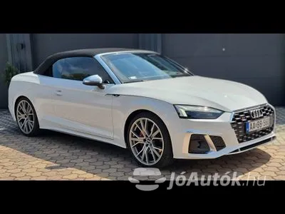 Eladó használt Audi S5 - S5 Cabrio 55 TFSI quattro Tiptronic ic - GYÖNGYHÁZFEHÉR! 27.000 KM ÚJSZERŰ